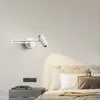 Applique murale moderne à Led, Angle réglable, éclairage nordique, luminaire décoratif d'intérieur, idéal pour une chambre à coucher, un salon ou une étude