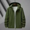 Men's Jackets KOODAO Fashion For Men Outdoors Casuals Coat Polyester Spring And Autumn Green/Grey/Khaki/Black/Blue