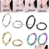 Hoop Huggie Einfache Edelstahl Kleine Creolen Für Frauen Männer Knorpel Ohr Piercing Schmuck Pendientes Hombre Muje Dhgarden Ottve