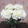 Bouquet de fausses fleurs artificielles en soie, 5 têtes de fleurs multicolores, hortensia Floral de jardin pour fête de mariage, FZH058 12 LL