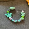 Pacifier Holders Clips# Personligt namn Baby Koala Chain Holder för tandläkare Soother Chew Toy Dummy 230421