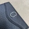 Cartera para hombre Monederos y bolsos negros Titulares de tarjetas Carteras cortas de lujo de cuero con caja de regalo Cartera de diseñador de cuero genuino de alta calidad