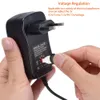 3-12V 30W Justerbar DC Output Power Supply EU US UK Plug 100-240V AC-ingång med 8 DC-pluggar 130 cm Kabel LED-laddareadapter