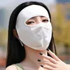Bandanas Sunscreen Face Mask Lightweight And Breathable Silk Eye Corner Covered Full