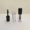 08ml plástico mini claro vazio rímel tubo frasco/garrafa/recipiente com tampa preta para o crescimento dos cílios médio rímel frnfq
