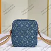 23FW Borse da donna firmate di lusso Borse Speedy Denim Blue Borsa a tracolla Shouder Borse a tracolla con sacchetto per la polvere originale Custodia per borsa hardware originale 20CM