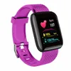 116plus Smart Watch Bracciale fitness Misuratore di pressione sanguigna Cardiofrequenzimetro Pedometro Bracciale cardio Uomo Donna Sport Smartwatch per Android IOS