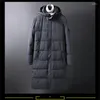 Men's Down 8XL 7XL 6XL 5XL Winter Long Jacket Parkas Men Warm Casual Parka Coat Medium-Long WindProof Thickening Hat