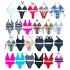 Lyxdesigner Bikini Badkläder Sommar Dam Baddräkter Set Strandbad Tvådelat Set Bikinis