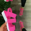 Sandal Flat Heel Platform Cross Strap Open Toe Plus Size Outdoor Sport Beach Casual Shoes on Offer 230420