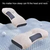 Oreiller Simple Dormir Lavable Cou Rebond Rapide 3D Stéréo SPA Massage Protéger