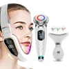 Appareils de soins du visage V Face Lift Machine EMS Masseur de visage LED Rajeunissement de la peau Réduire le double menton Levage du cou Suppression des rides plus mince 231120