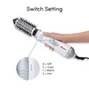 Curling Irons 3 in 1 Rotating Electric Hair Straightener Brush Hair Curler Hair Dryer Brush Air Comb Negative Ion Hair-Air Brushes 231120