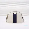 Designer-Shell Bag Women Clutch Bags Retro Cross Body Purse Fashion Letters Hardware Double Zipper Closure Handbags Braided Stripe 6 Colors