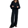 Women's Two Piece Pants You Deserve This Short 2-piece Suit. Casual Set Is A Must-have For Your Travels.