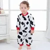 Rompers Winter Baby Warm Clothes Boy Girl Pure Colour Romper Infant Flannel Soft Fleece born Jumpsuit Toddler Clothing 231120