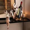 Oggetti decorativi Figurine Resina nordica Coniglio Ragazza Scultura Ornamenti Soggiorno Armadietto del vino Camera da letto Statua da tavolo Artigianato 231120