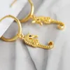 Hoop Earrings LOOXI Silver Gold Color Seahorse Drop Earring Piercing Pendiente Luxury Women Statement 2023 Rock Punk Jewelry Aretes