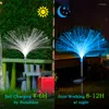 태양 조명 LED 야외 정원 장식 잔디밭 7 색 변화 방수 통로 램프