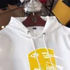 Mode mens hooded hoodies runda nacke tröja vinter casual hoodie herres designer kläder lyx ny stil gym