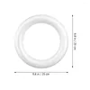 Decorative Flowers DIY Foam Wreath Craft Unfinished Circle Ring Christmas Painting Wedding Party Flower Garland Decor