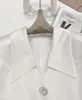 Damenblusen 2023 Damenmode Langarm Sexy Casual Acetat Diamond Button Shirt 1210