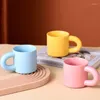 Mokken ins keramische mok met handvat Noordse roze koffie theesap melkbeker thuiskantoor simpel drinkware verjaardag cadeau voor vriendin kinderen