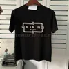 Yaz Erkek Tasarımcı T Gömlek Klasik Stil Mektup Baskı Yuvarlak Boyun Kısa Kollu Lüks Bayan T-shirt Asya Boyutu S-XXL Tops