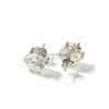 Stud 10Mm Hip Hop Earrings S925 Sier Needle Simated Diamond 18K Real Gold Rock Rapper Jewelry Drop Delivery Dhbzt