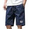 Shorts pour hommes été avec poches minces vêtements quotidiens hommes coton entraînement cargo plage