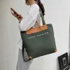 Abendtaschen koreanische Art Handtasche beiläufige Umhängetasche weibliche große Tasche neue Art und Weise Dame Messenger Canvas Tote Bag Handtaschen Frauen Taschen J230420