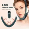 Dispositivos de cuidados faciais Inteligente V Face Shaper Lifting Artefato EMS Microcurrent Beauty Massager Skin Firming Face Slimmer Double Chin Redutor 231121