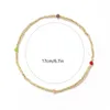 Charme Pulseiras Cor Dourada Delicada Pulseira Jóias Minimalista Moda Miyuki Semente Bead Strand Elástico Para Mulheres Presente