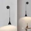 Wall Lamp Nordic Sconce Light Modern E27 LED Indoor Lighting For Bedside Bedroom Living Staircase Hallway Home Decor