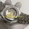 7 kleuren met doos Automatische herenhorloges Echte foto Heren 40 mm zwarte wijzerplaat Roestvrij stalen armband Azië CAL.324 S C-beweging Transparante achterkant Sport mechanisch horloge