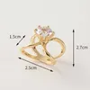 Pins Brooches Elegant Three Ring Buckle Fashion Imitation Pearl Brooches Crystal Scarf Button Curved Cross Brooches Women Shawl Scarves Clip Z0421