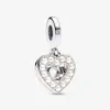 Nouveau Amour coeur Pendentif Maman Colliers Boucles D'oreilles Femmes Fête Des Mères Cadeau Charmes Brillants Perles DIY Original fit Pandora Bracelet Collier