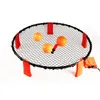 Palline in PVC Mini Beach Volley Set da gioco con palloni Sport di squadra all'aperto Attrezzature per il fitness con 3 palline Rete da pallavolo 231121