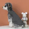 Mode chien vêtements été coton gilet mince chat vêtements réseau rouge ours en peluche Koki Schnauzer vêtements chien vêtements fournitures D2304218S