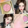 Румяна Girlcult Embossed Blush Palette Matte Contour and Highlighter Palette Student Cute Blush Makeup Женская косметическая косметика 231120