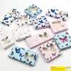 Batterfly Faillash Packaging Box Share, чтобы быть партнером, сравнивать с аналогичными предметами 3D -ресниц для норки, коробка пустого чехла бумаги