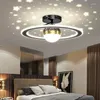 Lustres LED lustre lumières pour salon salle à manger chambre étude intérieur Luminaire Luminaire noir or couleur télécommande