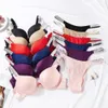 fashion Sexy Letter Rhinestone Underwear Comfort Brief Push Up Bra and Panty 2 Piece Sets for Women Lingerie Bikini Set Motion Design 688