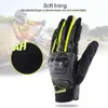 Nowe rękawiczki motocyklowe ekran dotykowy oddychający Bufor Shell Protection przeciwkołaniowy Ochrona Mężczyzn Racing Protective Gear Off-Road Riding