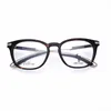 Óculos de sol Frames Moda Belight Optiacl Acetato de óculos tradicionais do braço de acabamento masculino Mulheres Prescrição Óculos Retro Frame Retro