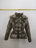 ARM BADGE DRAMEN DOWN JAAD ONDERVOER Casual puffer jas Designer Down Jackets vrouwen mode warme jas maat 1--4 djir