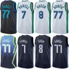 Print Basketball Men Youth Richaun Holmes Jerseys 20 City Dereck Lively II 2 Kyrie Irving 11 Luka Doncic 77 Dwight Powell 7 Josh Green 8 Team For Sport Fans High Quality
