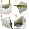 Sko delar Tillbehör 3Pair 6st Intersoles Patch Heel Pads For Sport Shoes Back Sticker Justerbar storlek Antiwear Feet Pad Cushion Insert Insula 230420