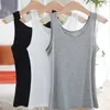 Camisoles Tanks estes de verão girl feminino tanque algodão Camisole Senhora Sexy Slim Tops Tops Sleeseless Underwear camiseta 230421