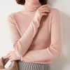 Malhas femininas 2023 Autumn Sweater Women Women Wool Blend PullOver